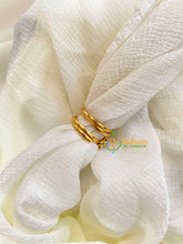 Premium AD Stone Toe Rings -Red-G10049